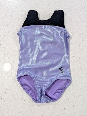 BEAUTIFUL KBee Gymnastics Dance Leotard CS Small 6/7 Mystique LAVENDER Purple